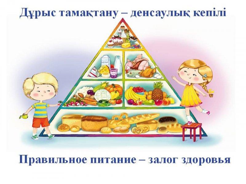 Мектеп оқушысының дұрыс тамақтануы Жадынама